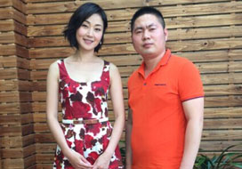 广州蓝图与明星合影