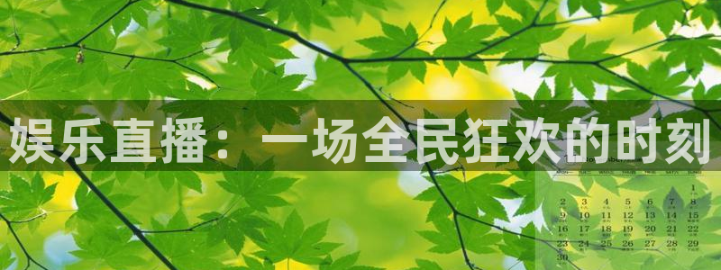 蓝图娱乐：娱乐直播：一场全民狂欢的时刻